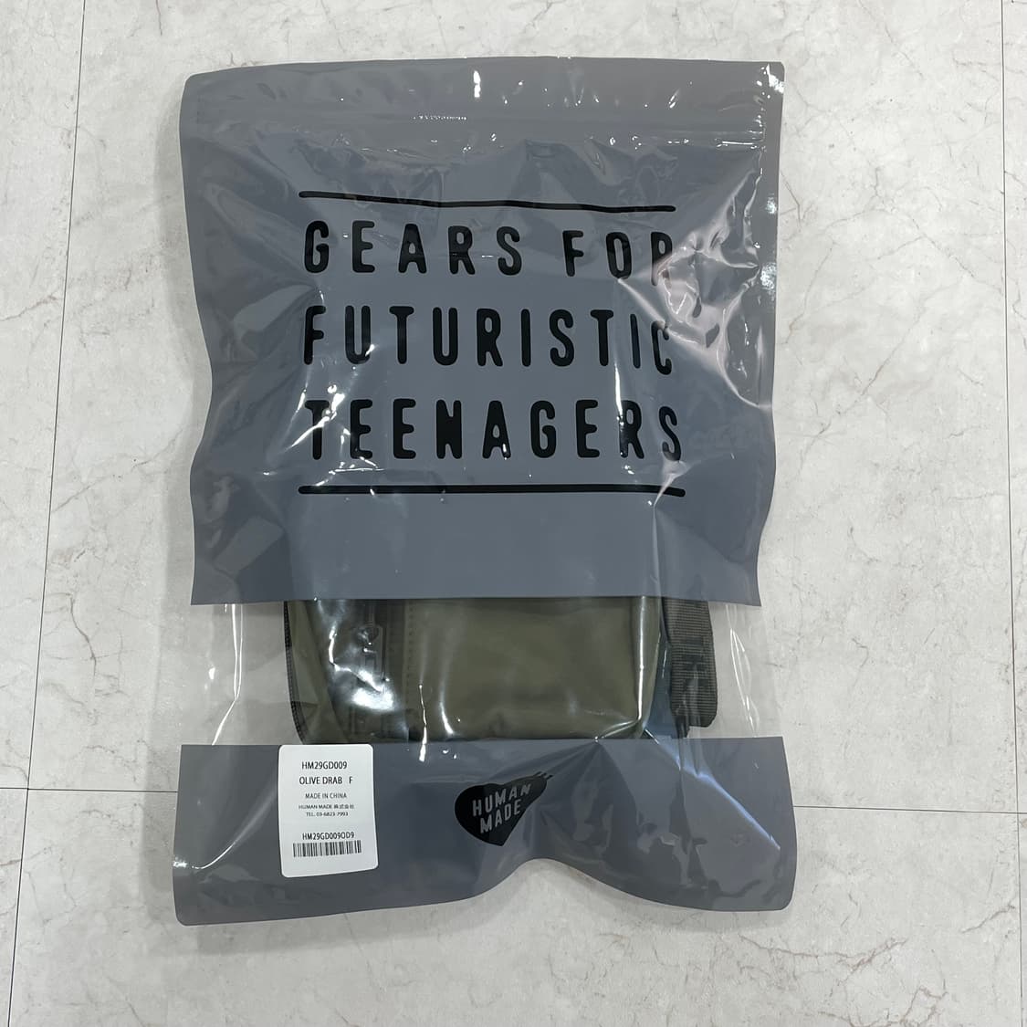 휴먼메이드 밀리터리 파우치 스몰 올리브 드랩 상품이미지4