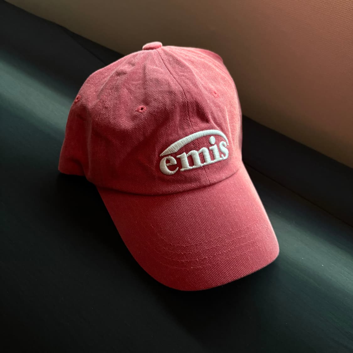 이미스 피그먼트 볼캡 레드 상품이미지3