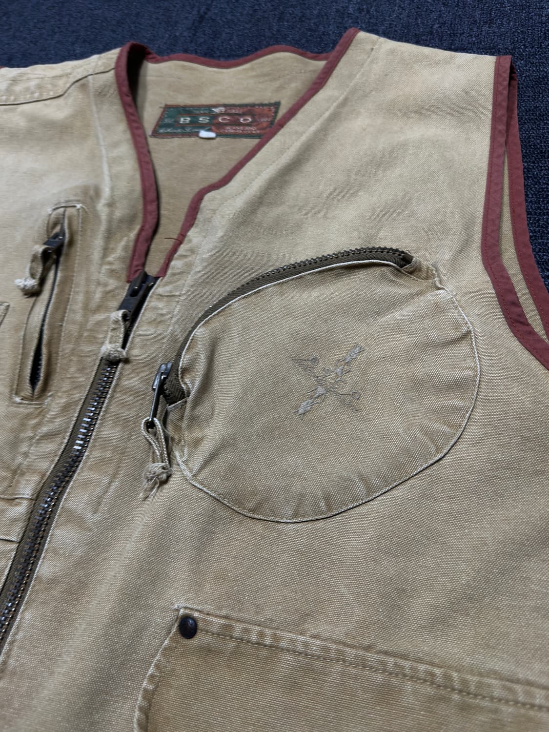 B.S.C.O  워크웨어 데님 멀티포켓 조끼 베스트 상품이미지5