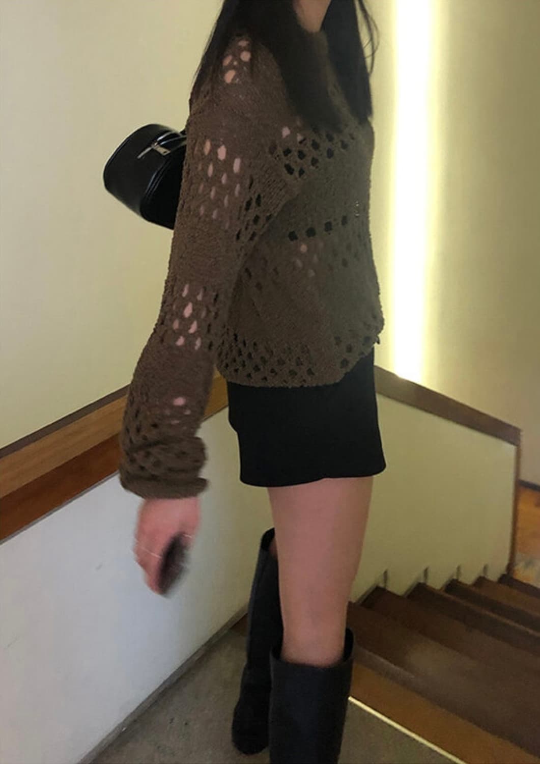 펀칭 그물 니트 (미착용 새상품) 상품이미지3