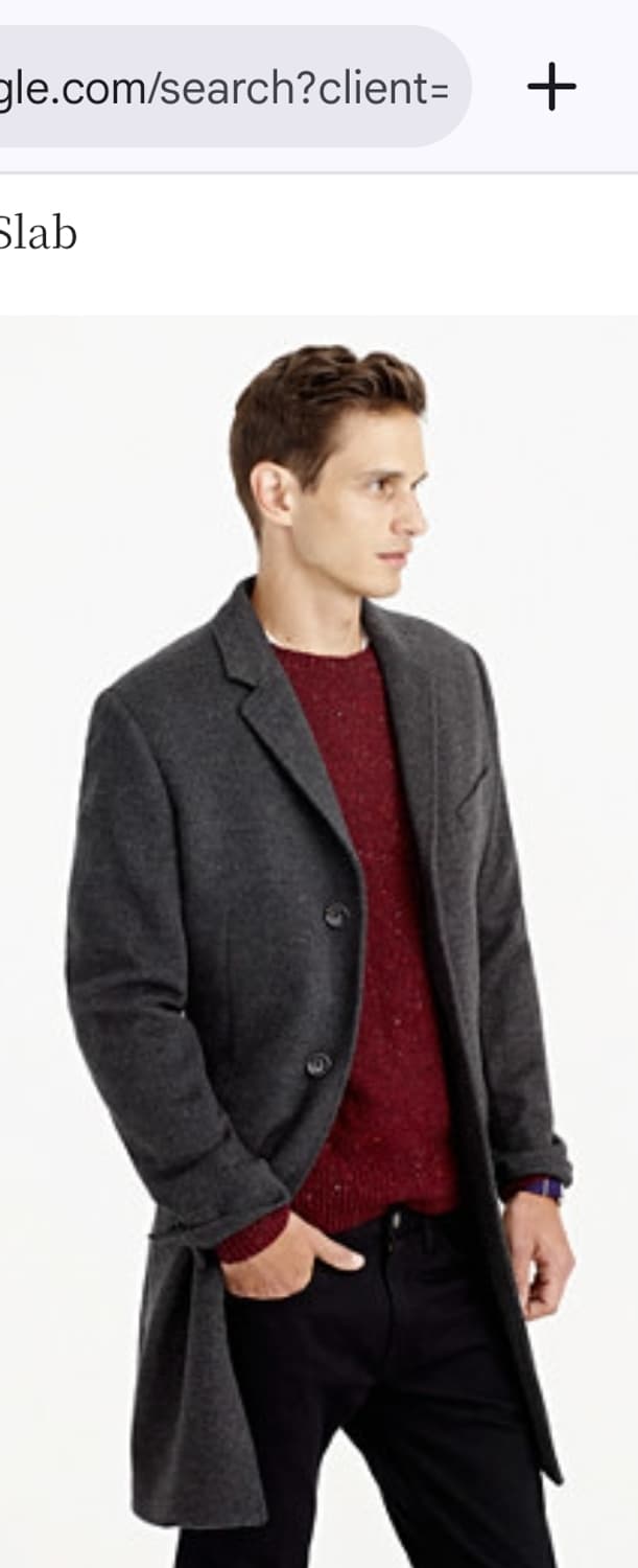 제이크루 남성 겨울코트 L 105 다크그레이 상품이미지1