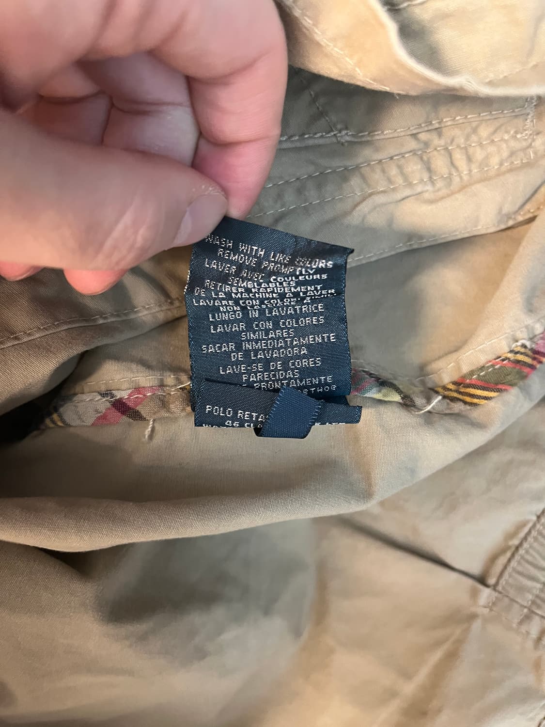 폴로 랄프로렌 베이지 자켓 [XL] 상품이미지5