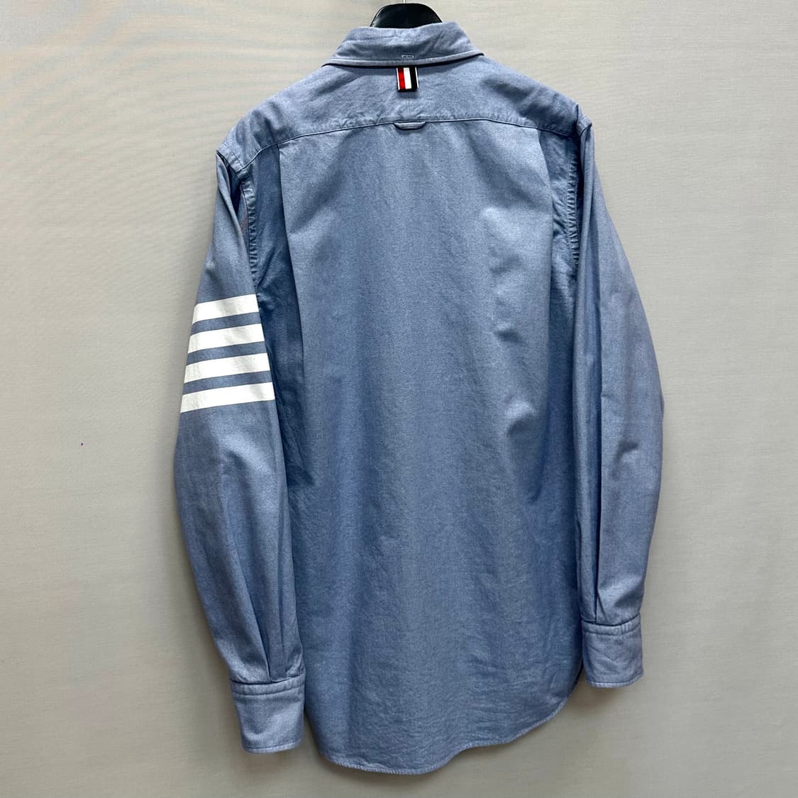 톰브라운 4바 스트라이프 솔리드 플란넬 셔츠 ( 4 ) 상품이미지5