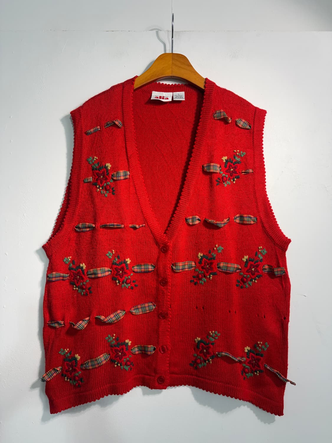 U.S.A. 크리스마스 어글리 니트 베스트  상품이미지1