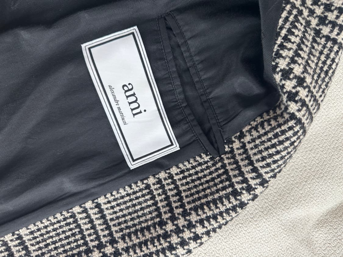 Ami Check Coat 상품이미지6