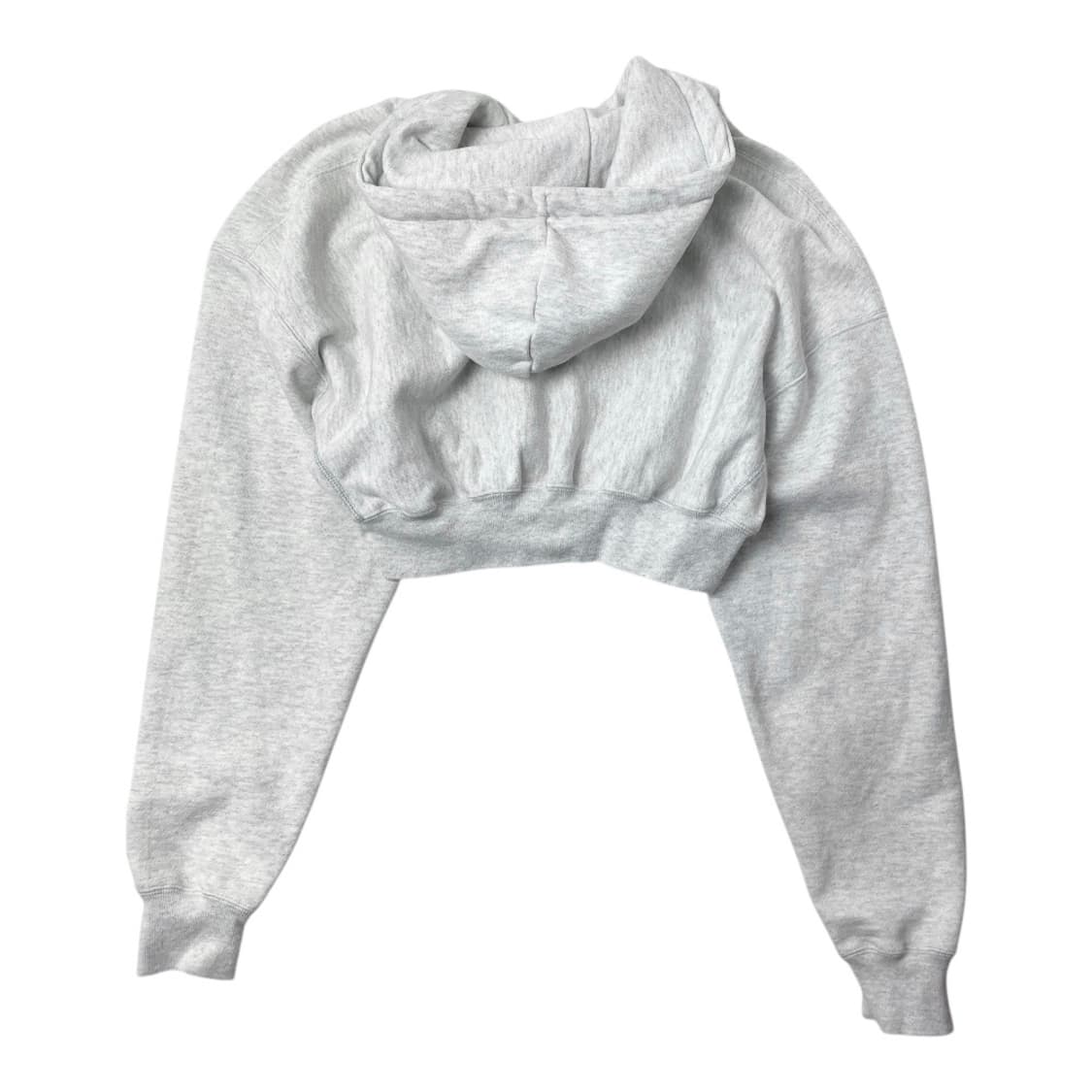 [중고] 챔피온 리버스 위브 크롭 후드티 그레이 상품이미지2