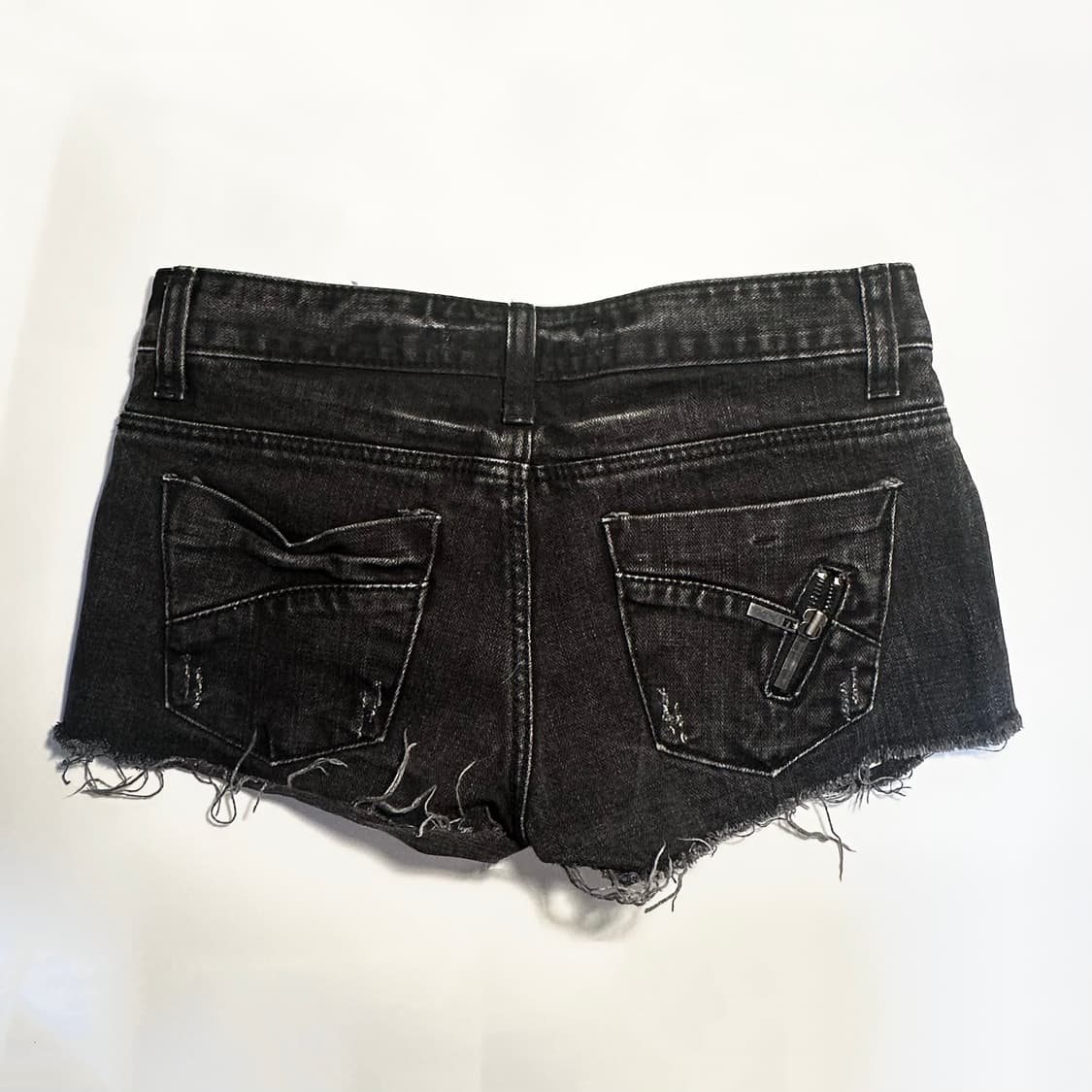 PUNK Y2K BLACK MICRO SHORTS 갸루 펑크 마이크로쇼츠 상품이미지2