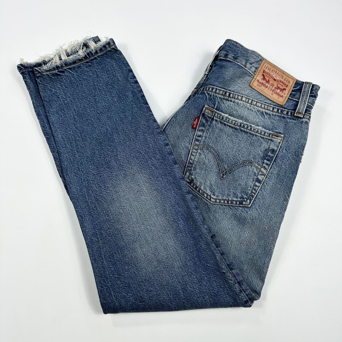 리바이스 501 오리지널 데미지 데님 팬츠 (28인치 여성추천) 상품이미지2