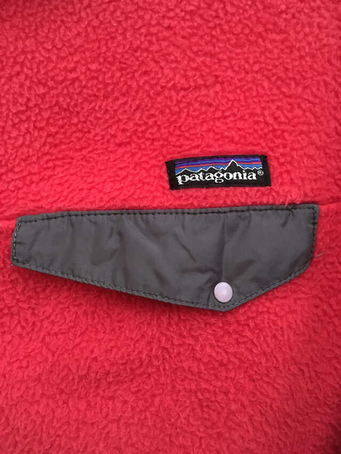 90s USA made Salmon Synchilla Snap-t 상품이미지4