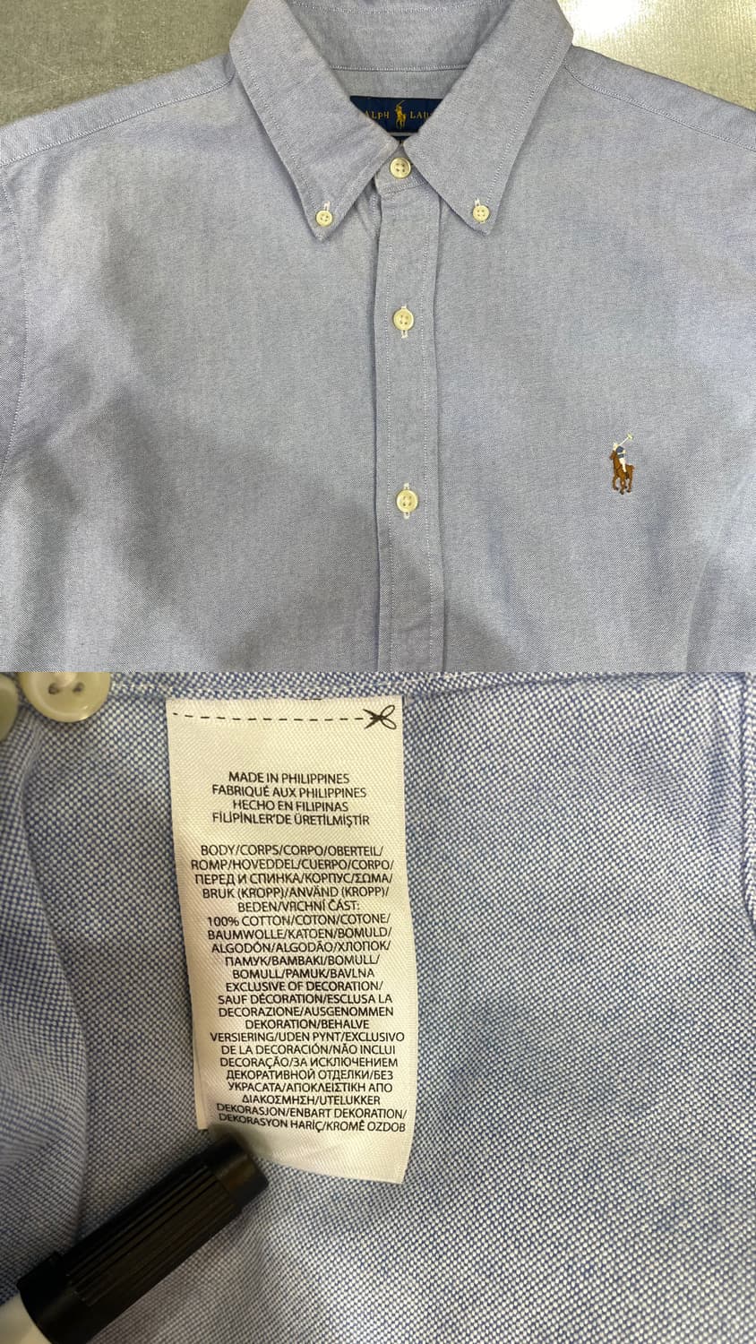  (L) POLO 폴로 랄프로렌 솔리드 셔츠 슬림핏   상품이미지9
