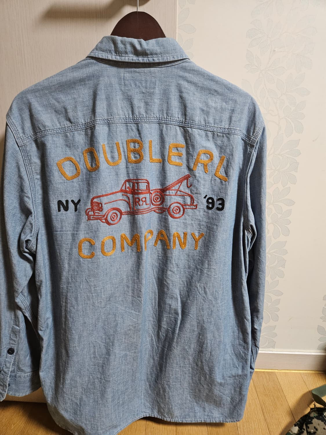 rrl 샴브레이 셔츠 자수(피오셔츠) L 상품이미지2