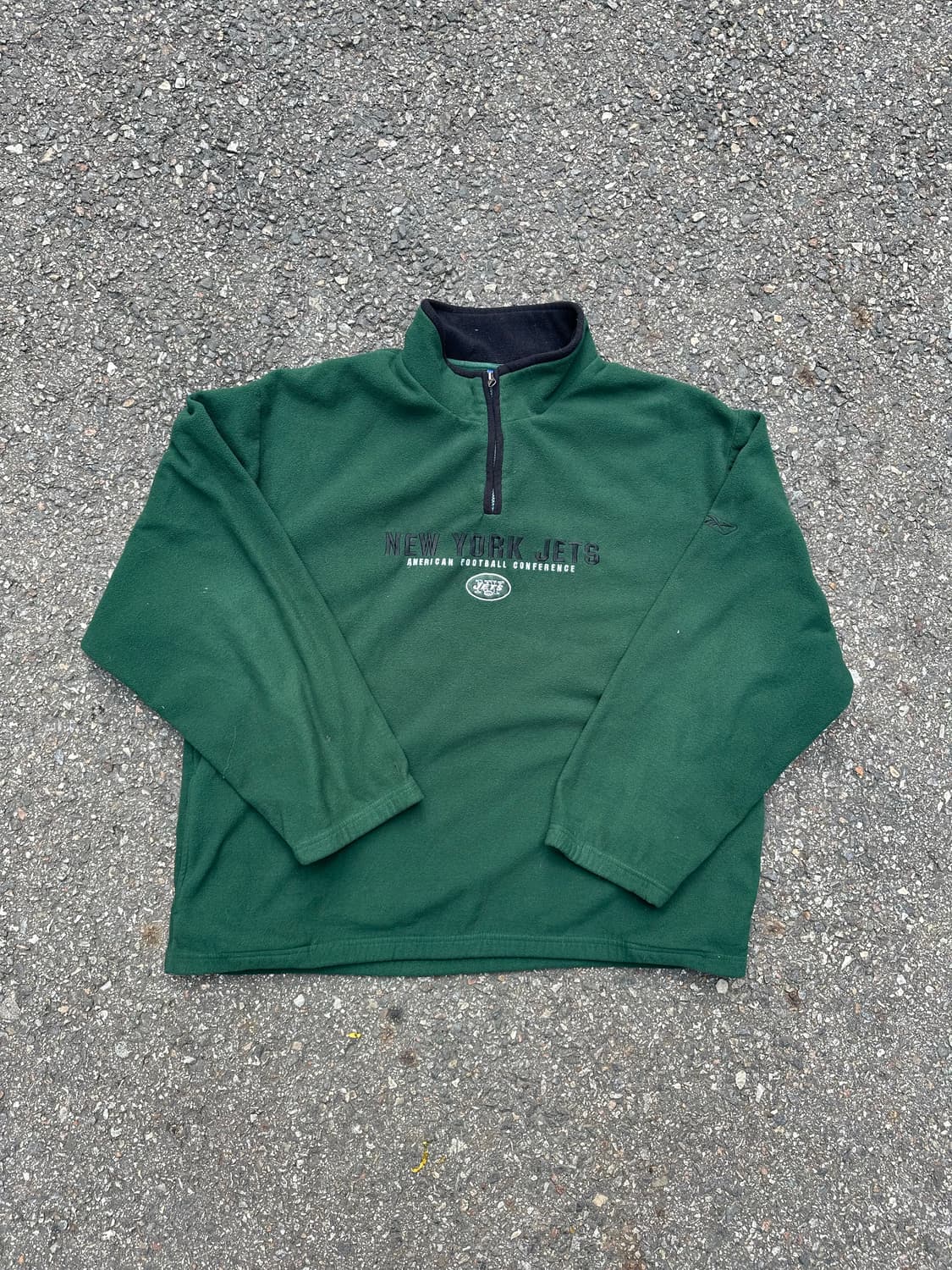 빈티지 00s NFL 리복 뉴욕 제츠 하프집업 후리스  상품이미지1