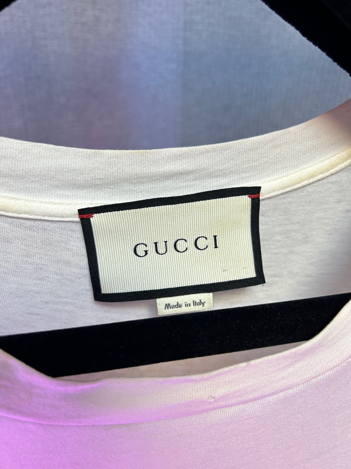 구찌 타이거 플라워 빈티지 로고 티 상품이미지3