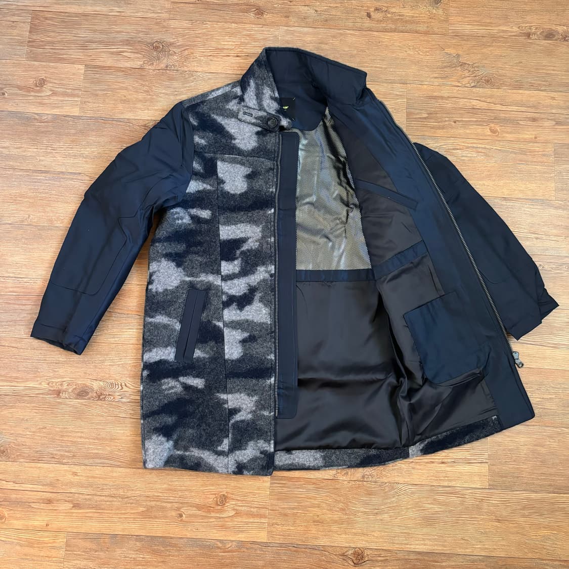 탑기어 캐주얼 카모 코트 투톤 100  상품이미지1