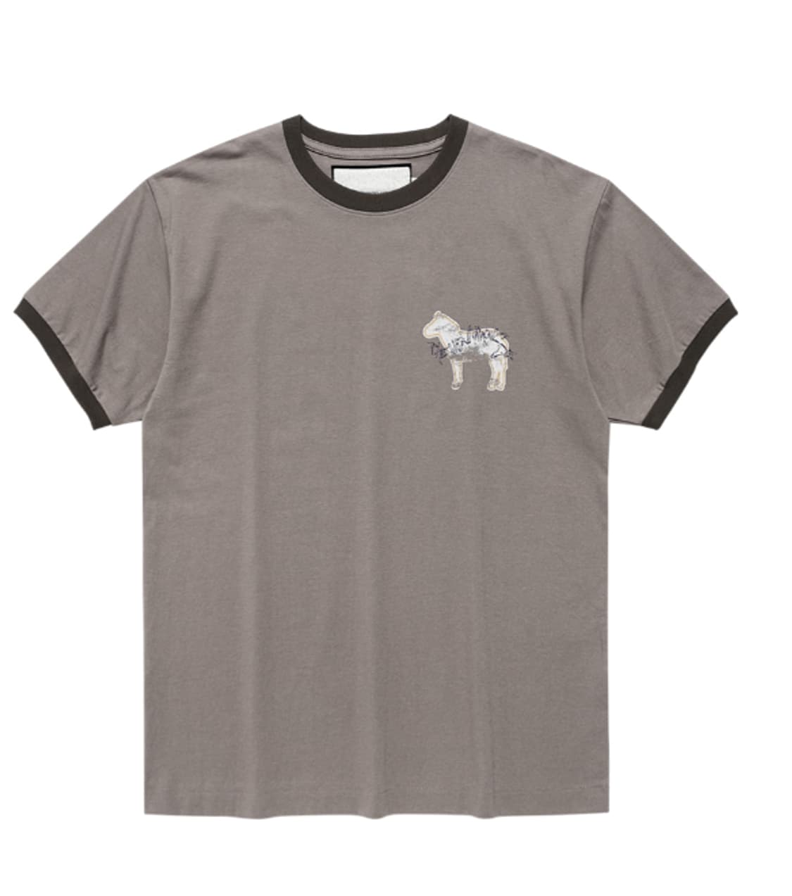 더 바이닐 하우스  HORSE STICKER TEE MOCHA(남녀공용) 상품이미지1
