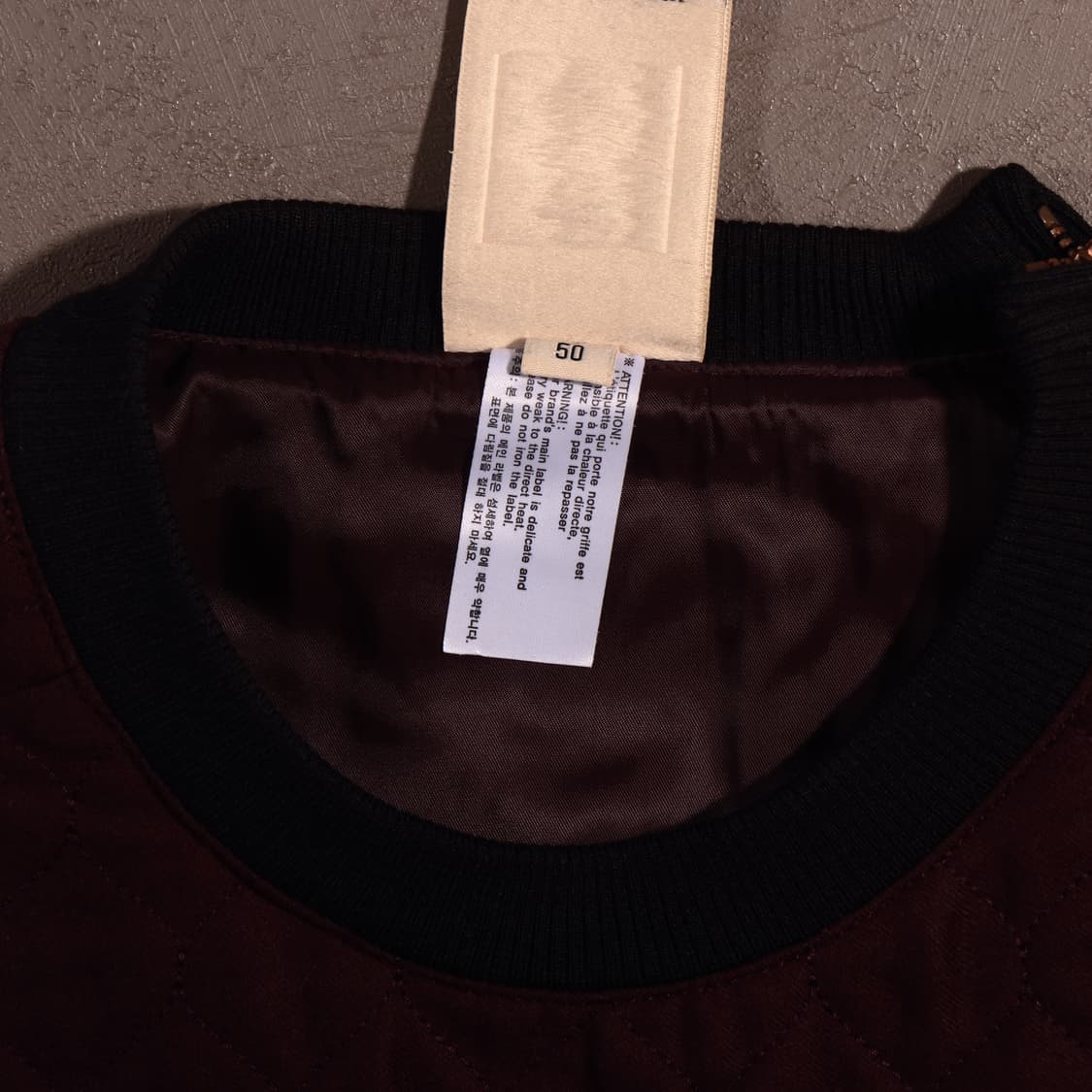 우영미 퀄팅 스웨터 상품이미지6