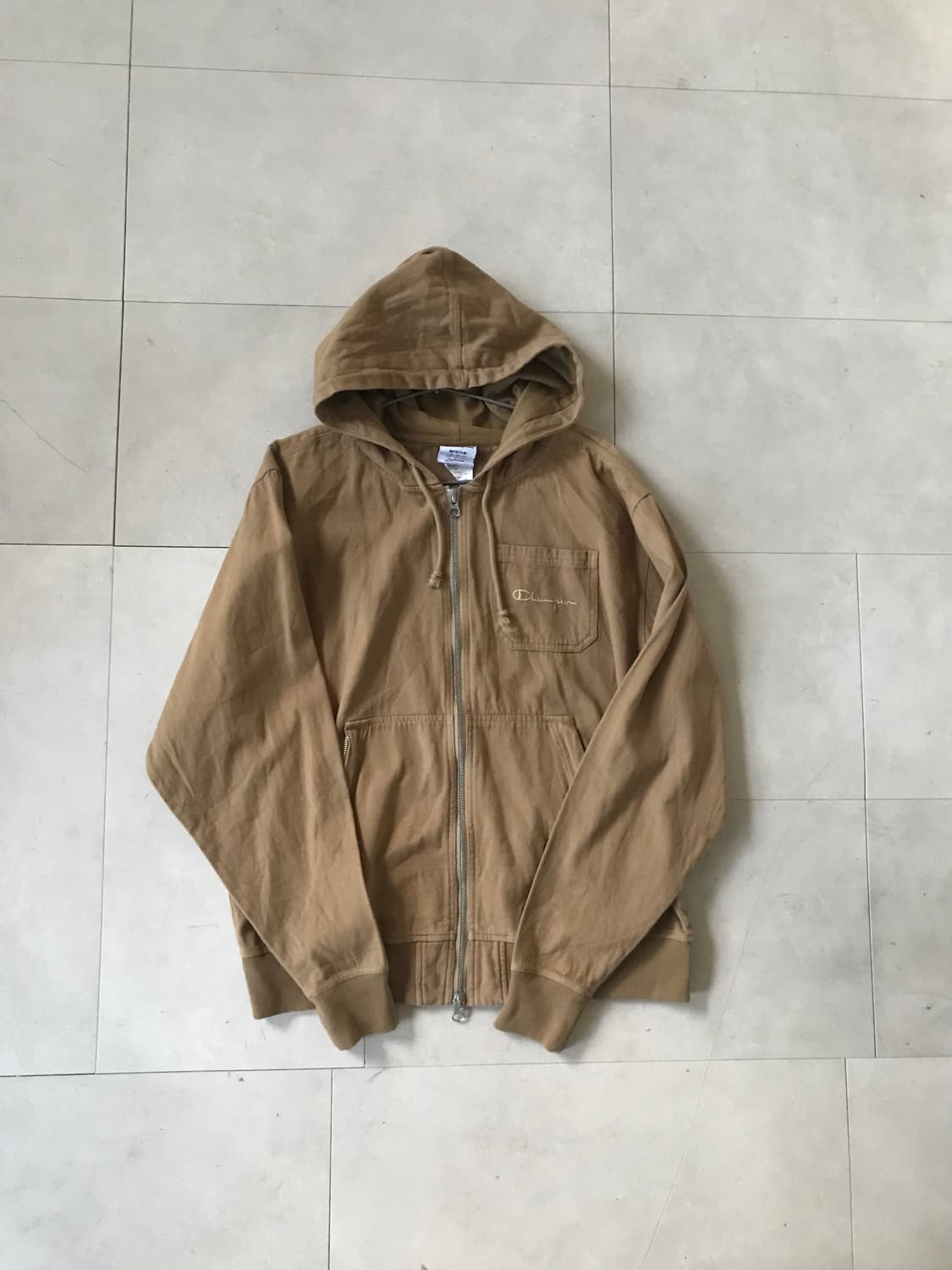챔피언 베이지브라운 워크 후드집업 상품이미지6