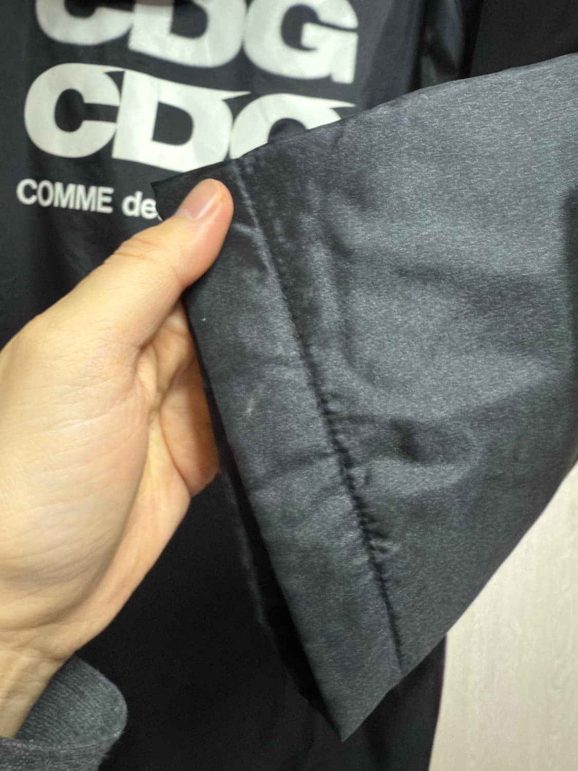 [L]CDG 보아 라인드 오버코트 꼼데가르송 상품이미지8