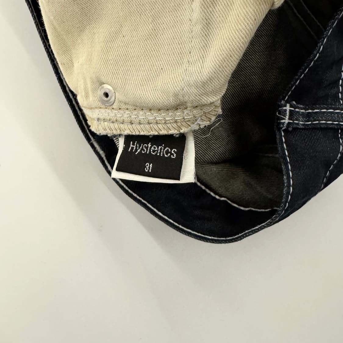 히스테릭글래머 워시드 데님 팬츠 네이비 상품이미지9