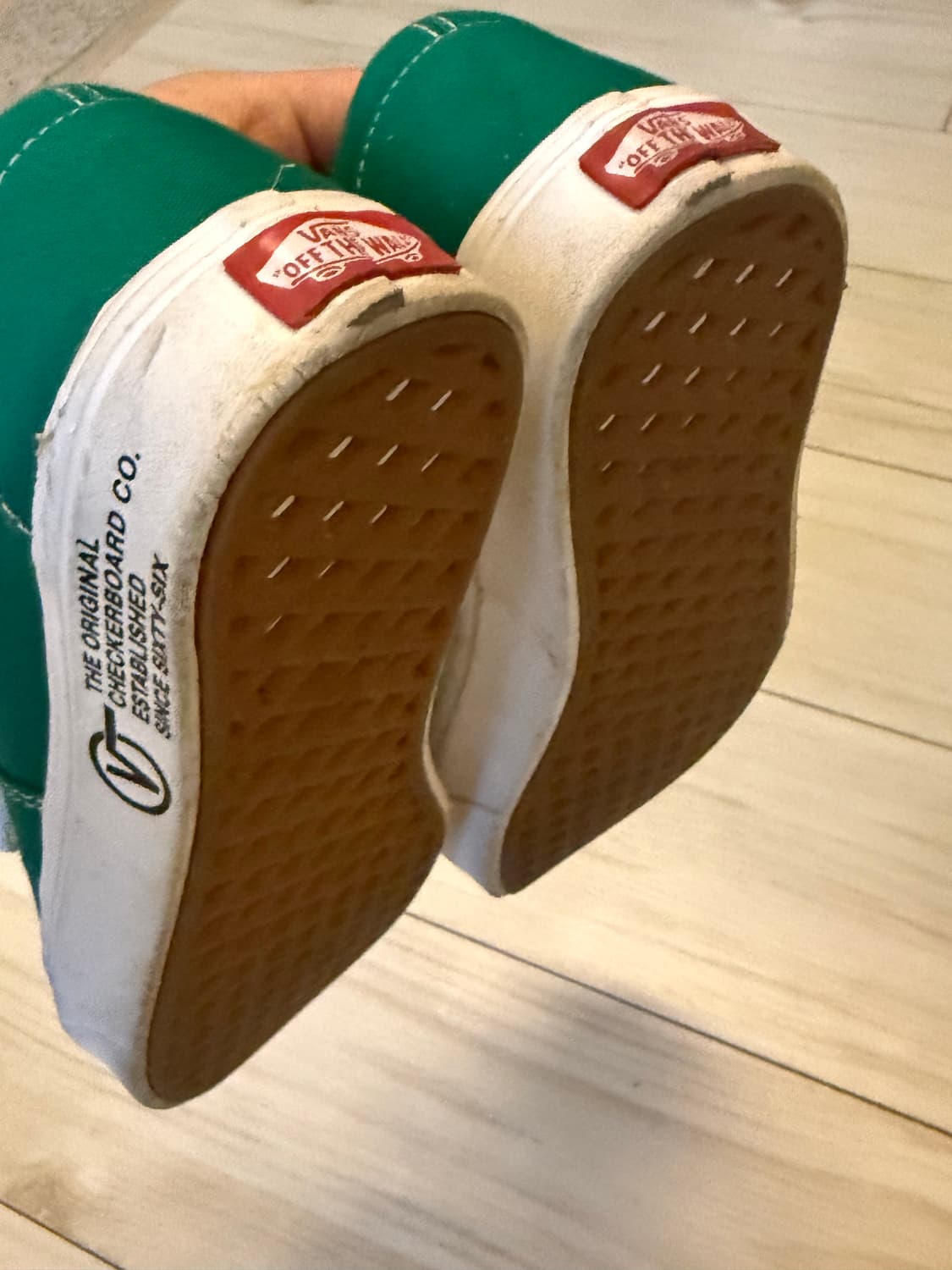 반스 어센틱 체커보드 그린 235 상품이미지3