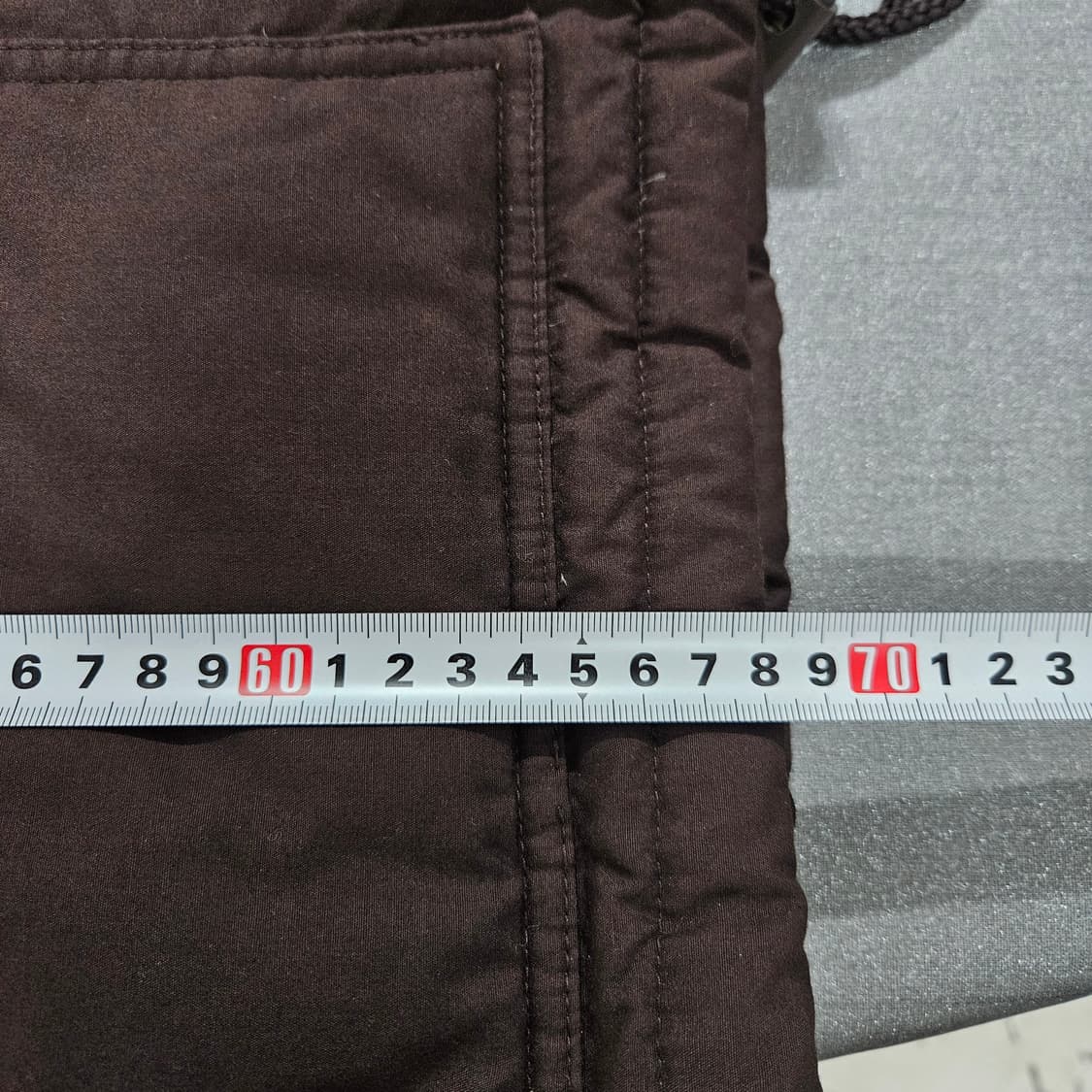 M 100-105) 유니클로 빈티지 브라운 덕다운 패딩 상품이미지8