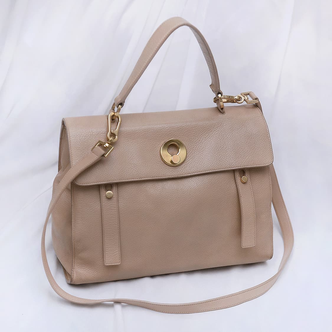 생로랑 (YSL) 삭 뮤즈 투 핑크베이지 2웨이 (토트.숄더.크로스) 상품이미지1