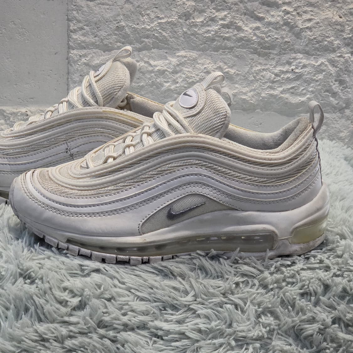 2w-27:나이키 에어맥스 97 트리플 화이트230 상품이미지2