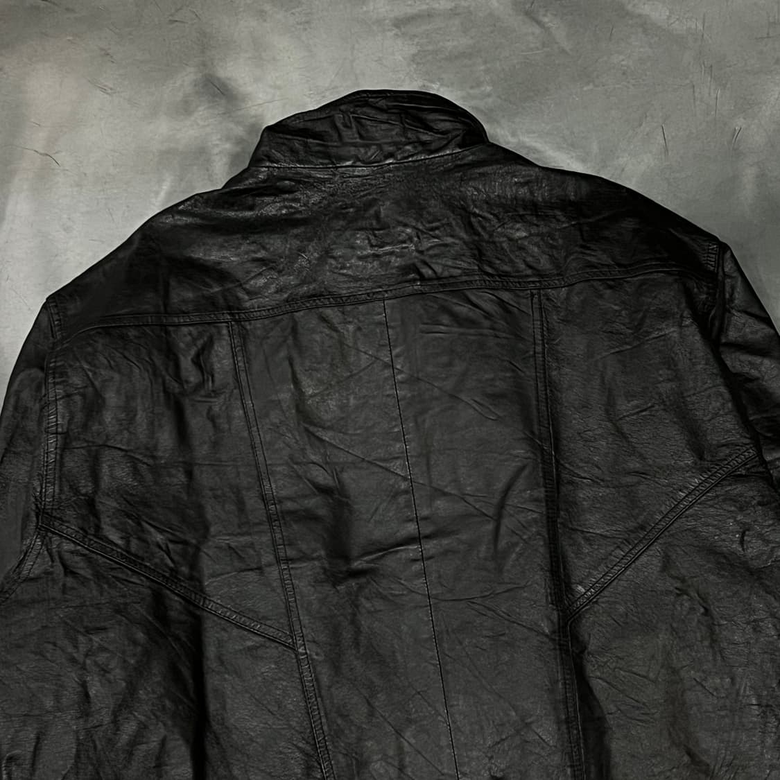  리얼레더 투포켓 봄버 자켓 y15202 상품이미지5