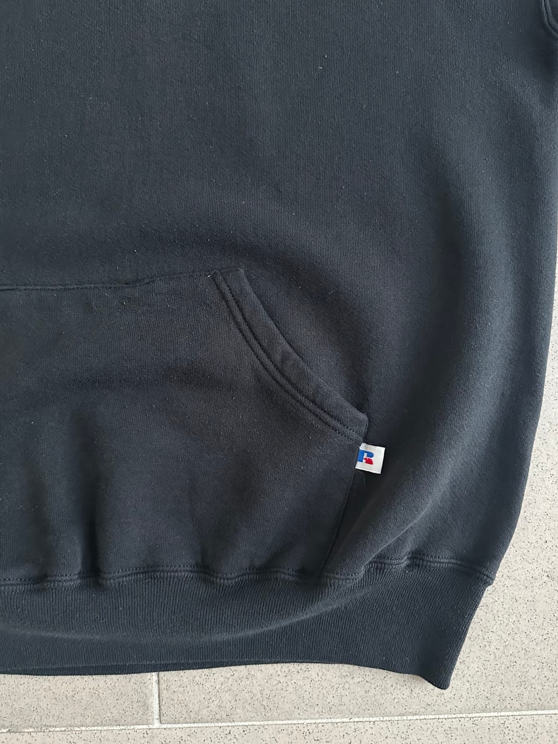 90s 빈티지 러셀 후드 블랙 XL 상품이미지5