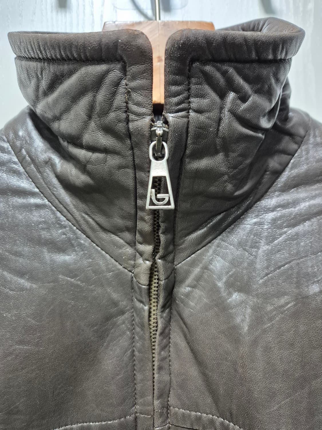 (세일)byblos 이태리명품 브라운 양가죽 자켓 상품이미지5