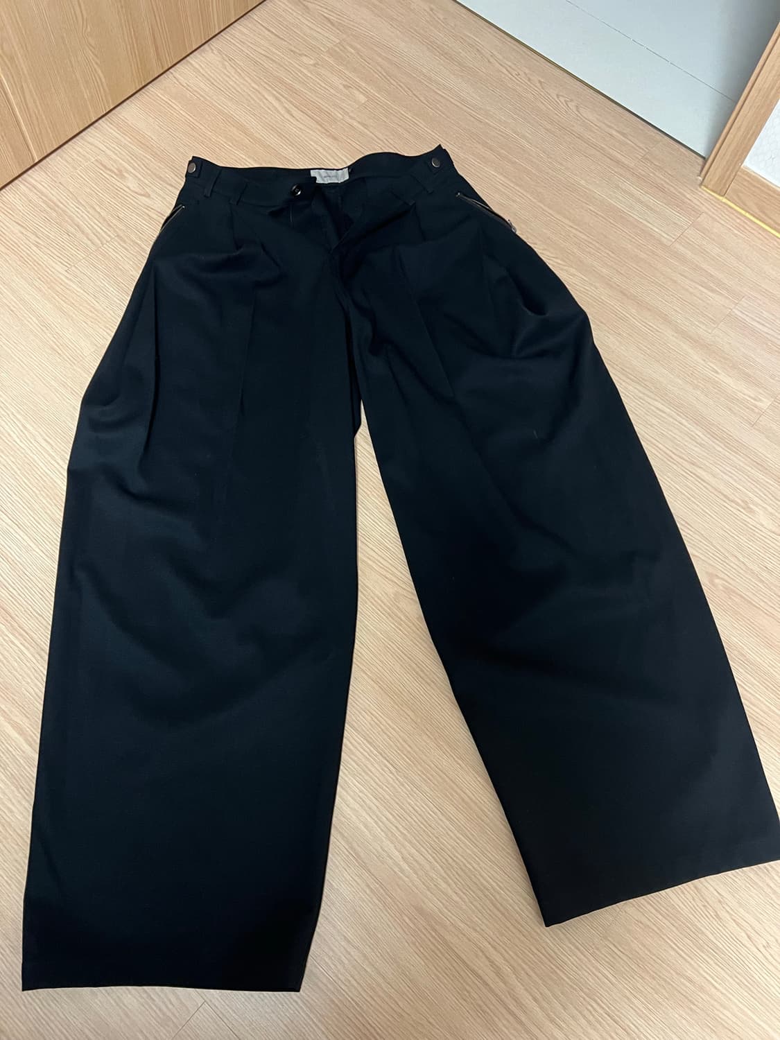 비긴202 록 링크 팬츠 블랙 2사이즈 상품이미지2