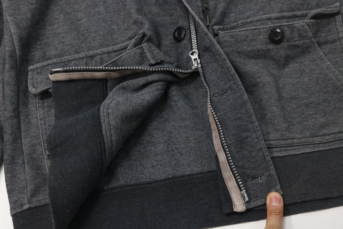 빔즈 하이넥 유틸리티 후드 집업 자켓 상품이미지4