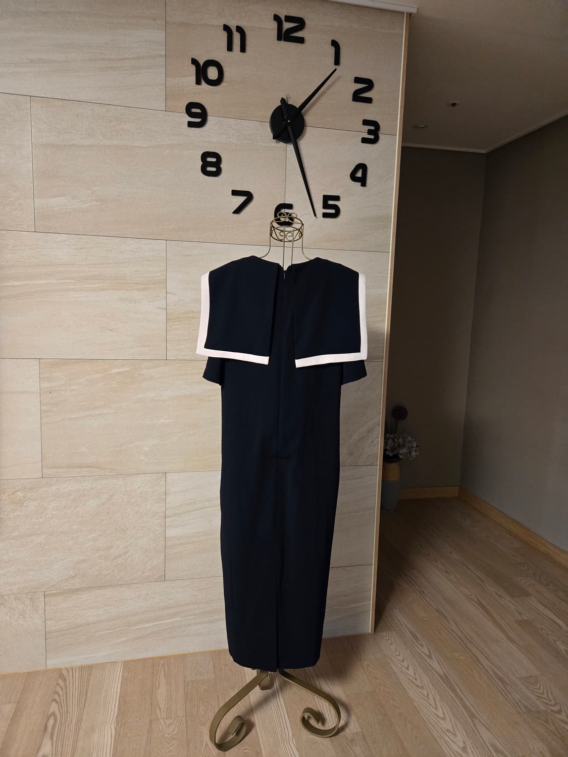 [77] 세일러 카라 롱 원피스 상품이미지4