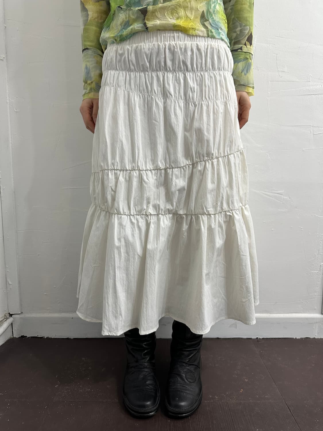 tout a coup white skirt 상품이미지1