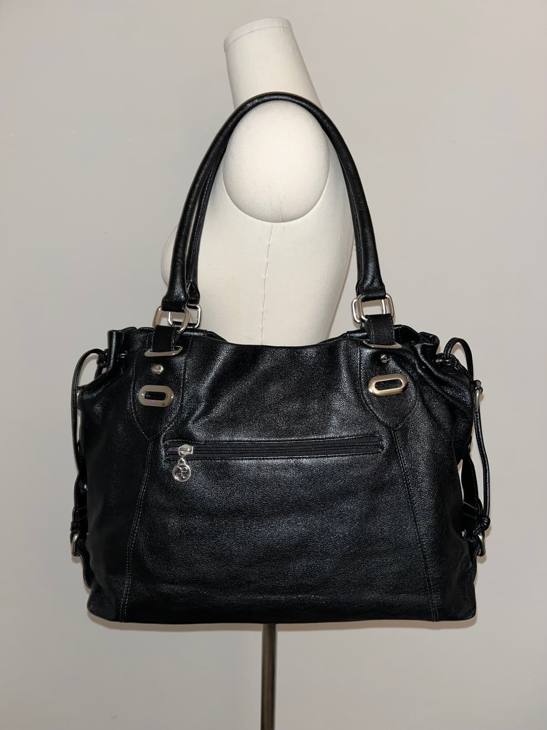 📦Elegance allblack shoulder bag 상품이미지5