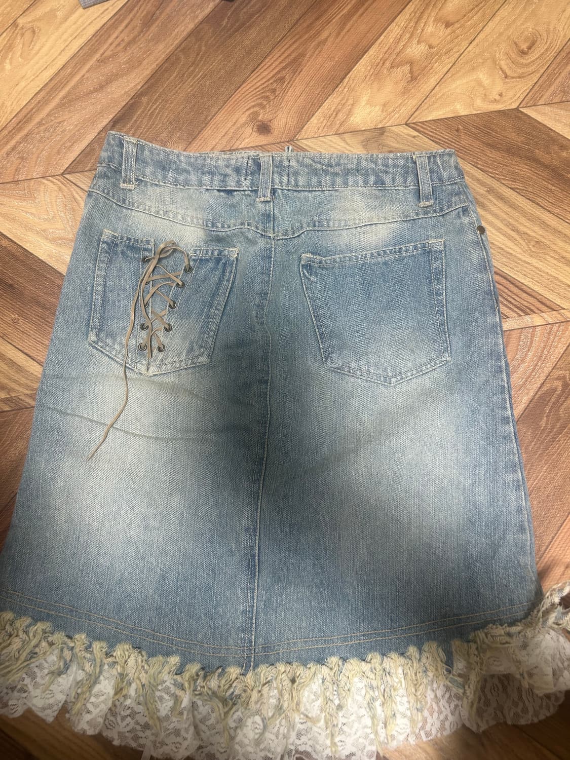 빈티지 데님스커트 상품이미지2