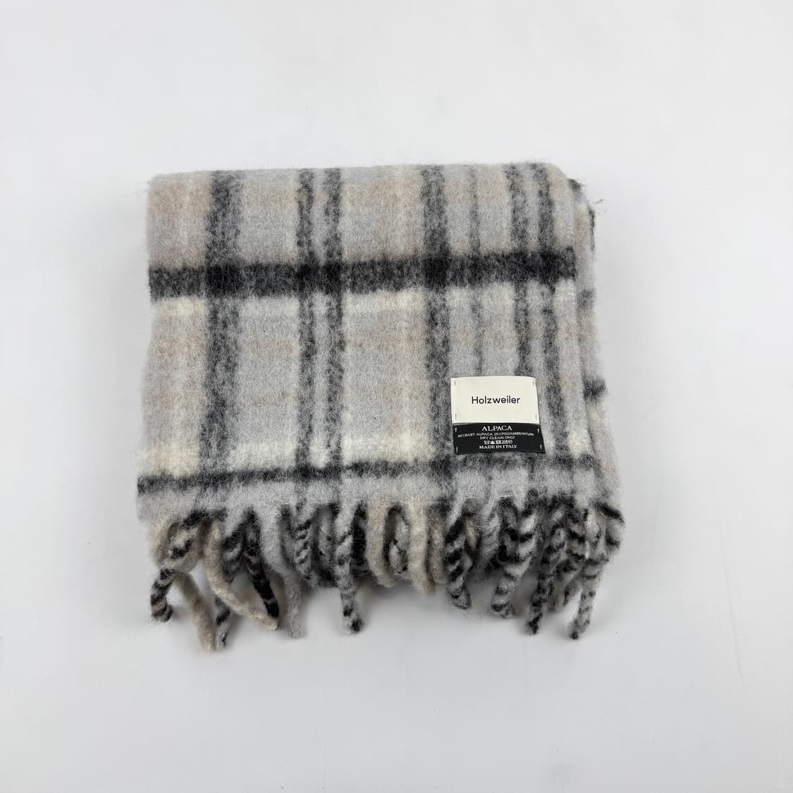 홀츠베일러 HOLZweiler 알파카 모헤어 머플러 상품이미지4