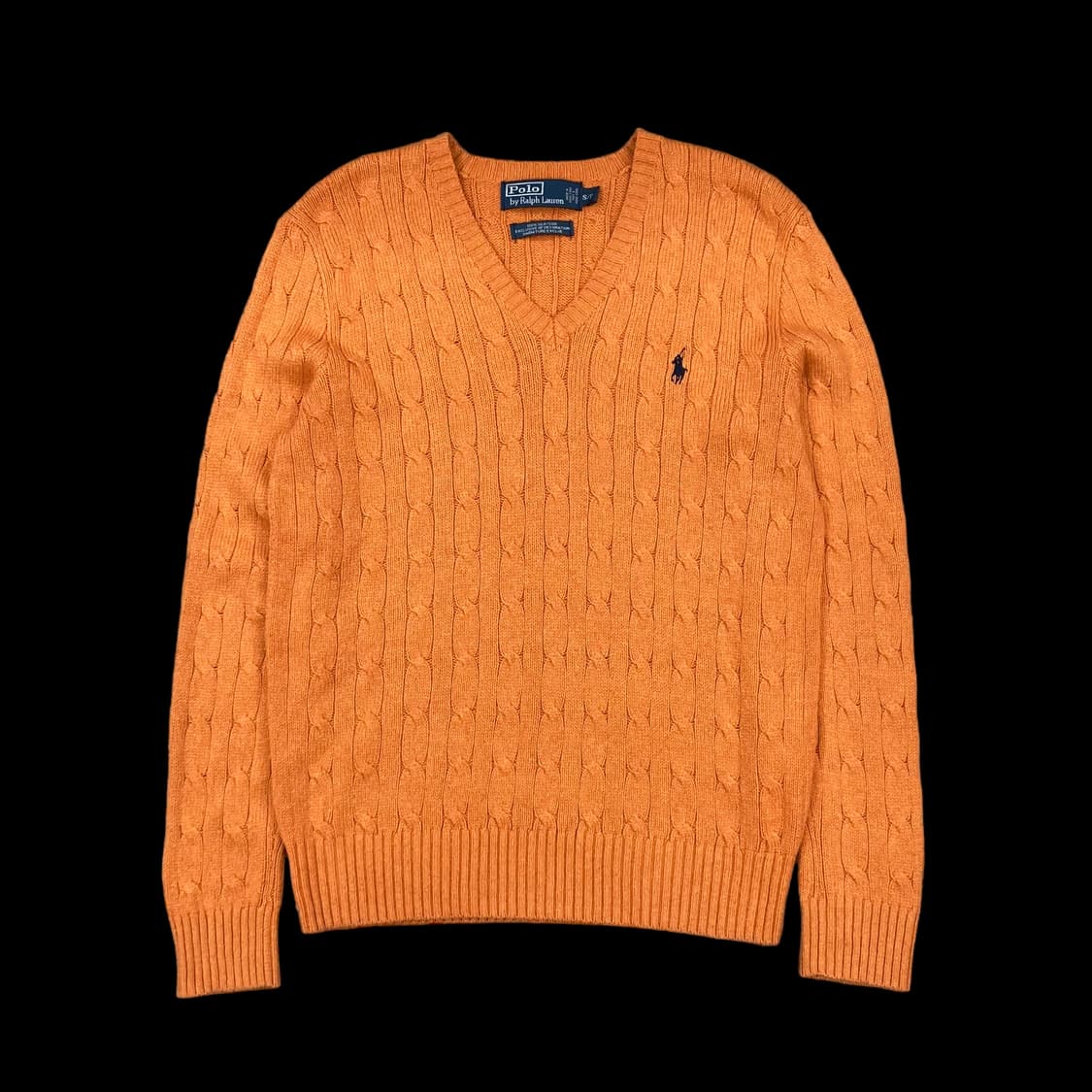 폴로랄프로렌 빈티지 꽈배기 브이넥 니트 상품이미지1