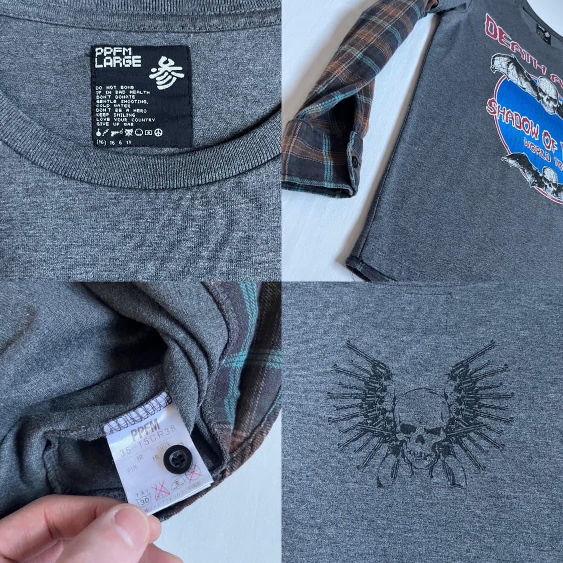 PPFM Double Layer Long Sleeve Printed T 상품이미지6