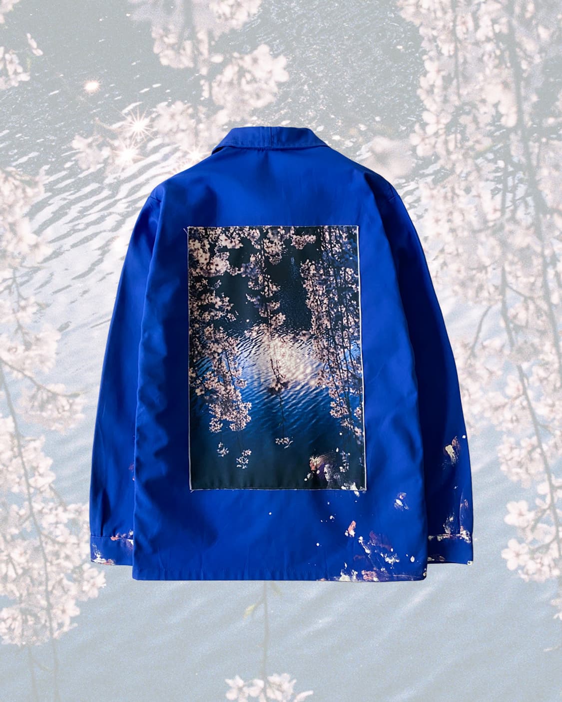 필름 포토그래피 페인팅 프렌치 워크자켓 (수양벚꽃) 상품이미지2