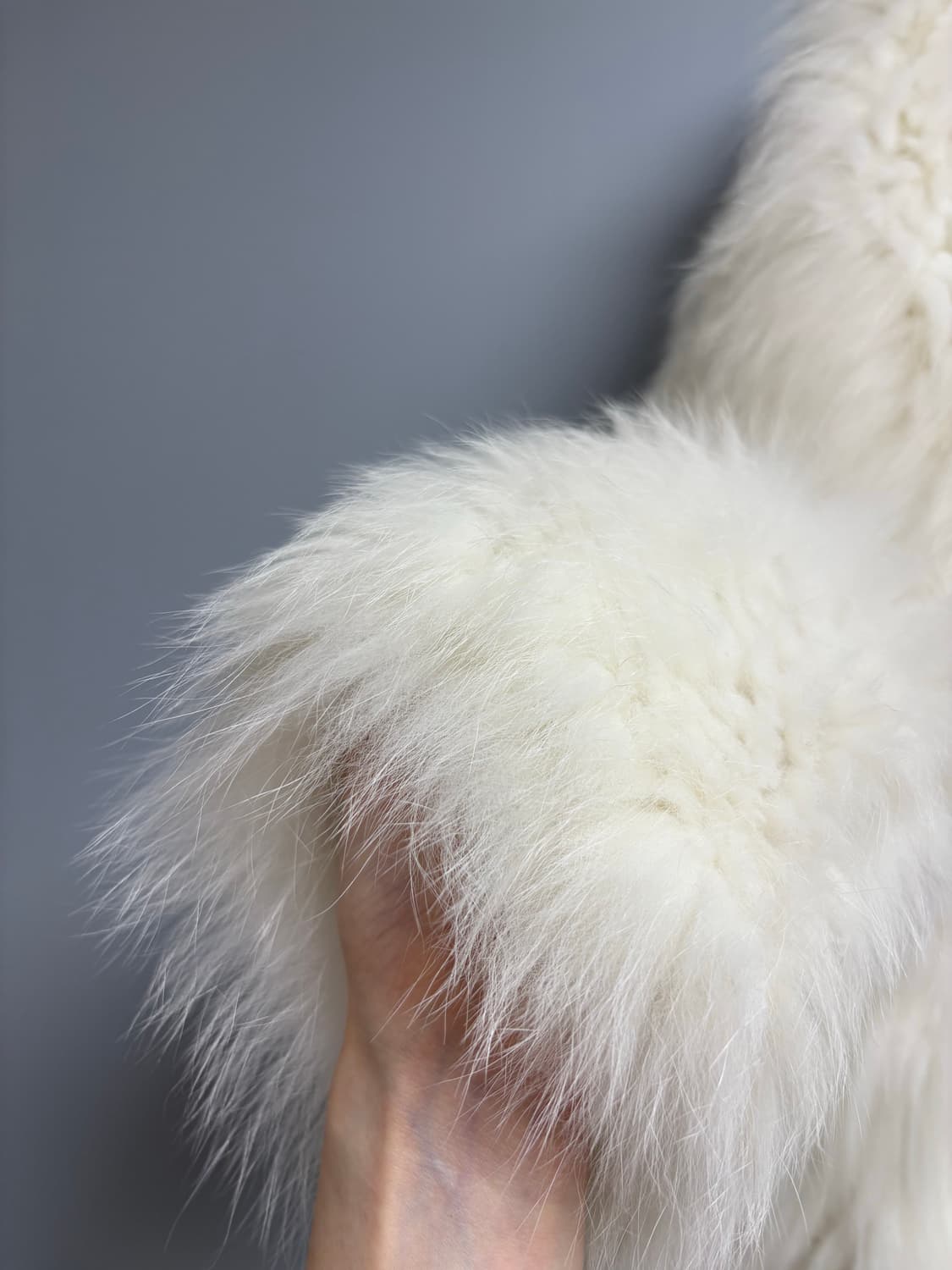 Maje 마쥬 리얼 폭스퍼자켓 니팅폭스 띠어리 상품이미지5