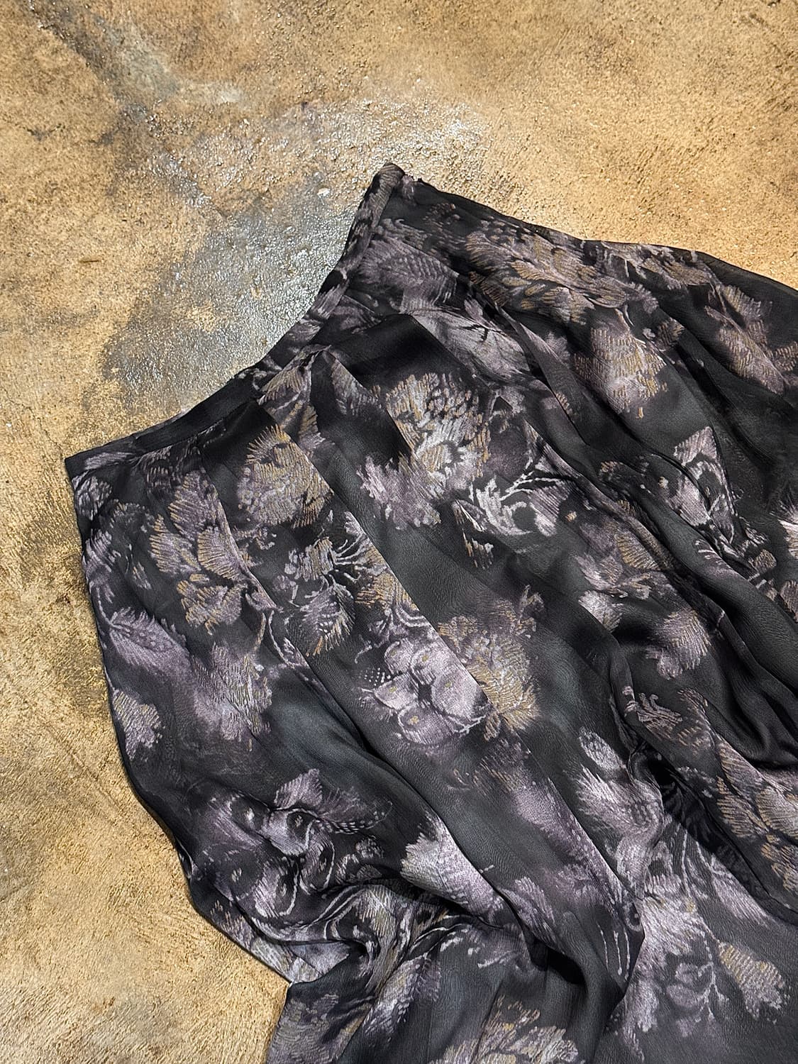 26inch ) HIROKO KOSHINO Flower Skirt 상품이미지4