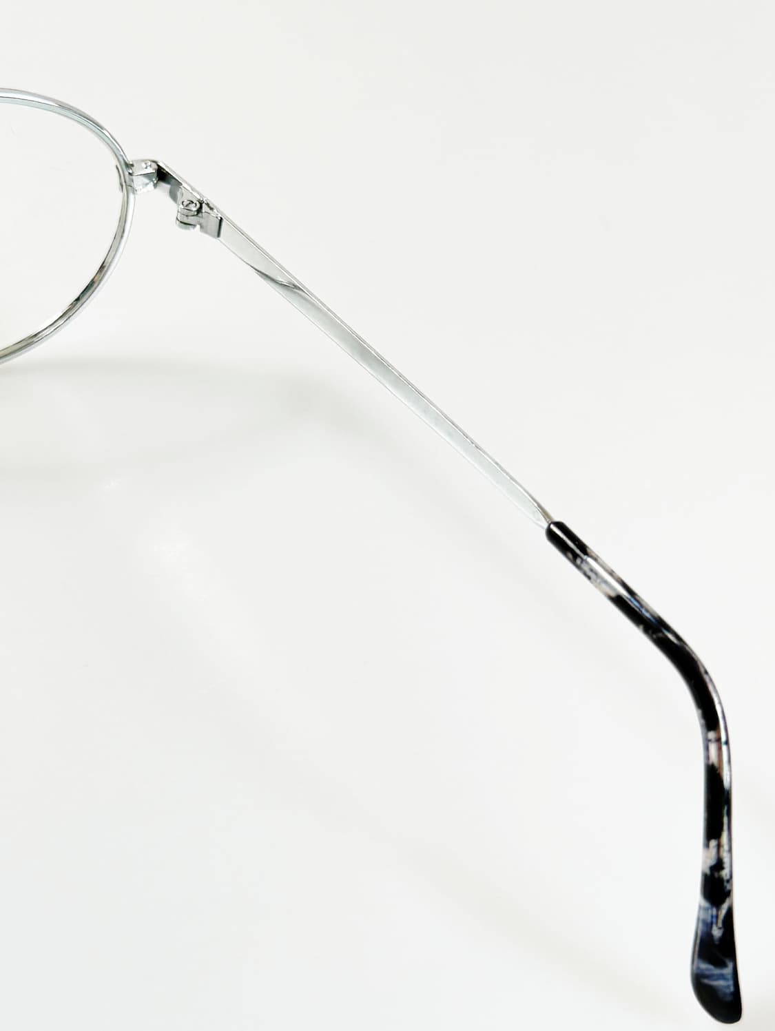 90s PANAVISION 실버 마블 라운드 콤비네이션 빈티지 안경 상품이미지6