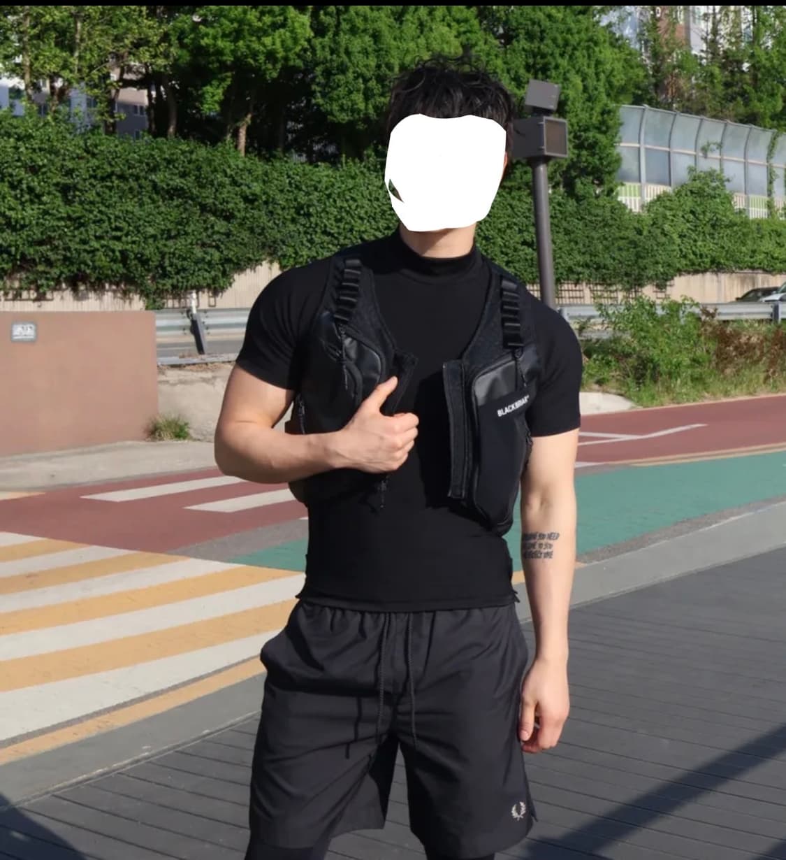 (새상품OS) 블랙브라이어 멀티 액티브 베스트 러닝 조끼 상품이미지8