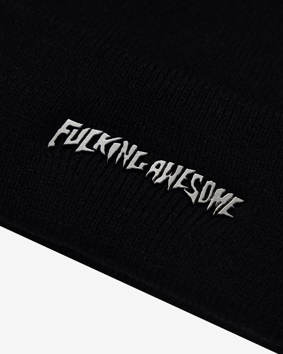 퍼킹어썸 메탈 로고 커프 비니 상품이미지2