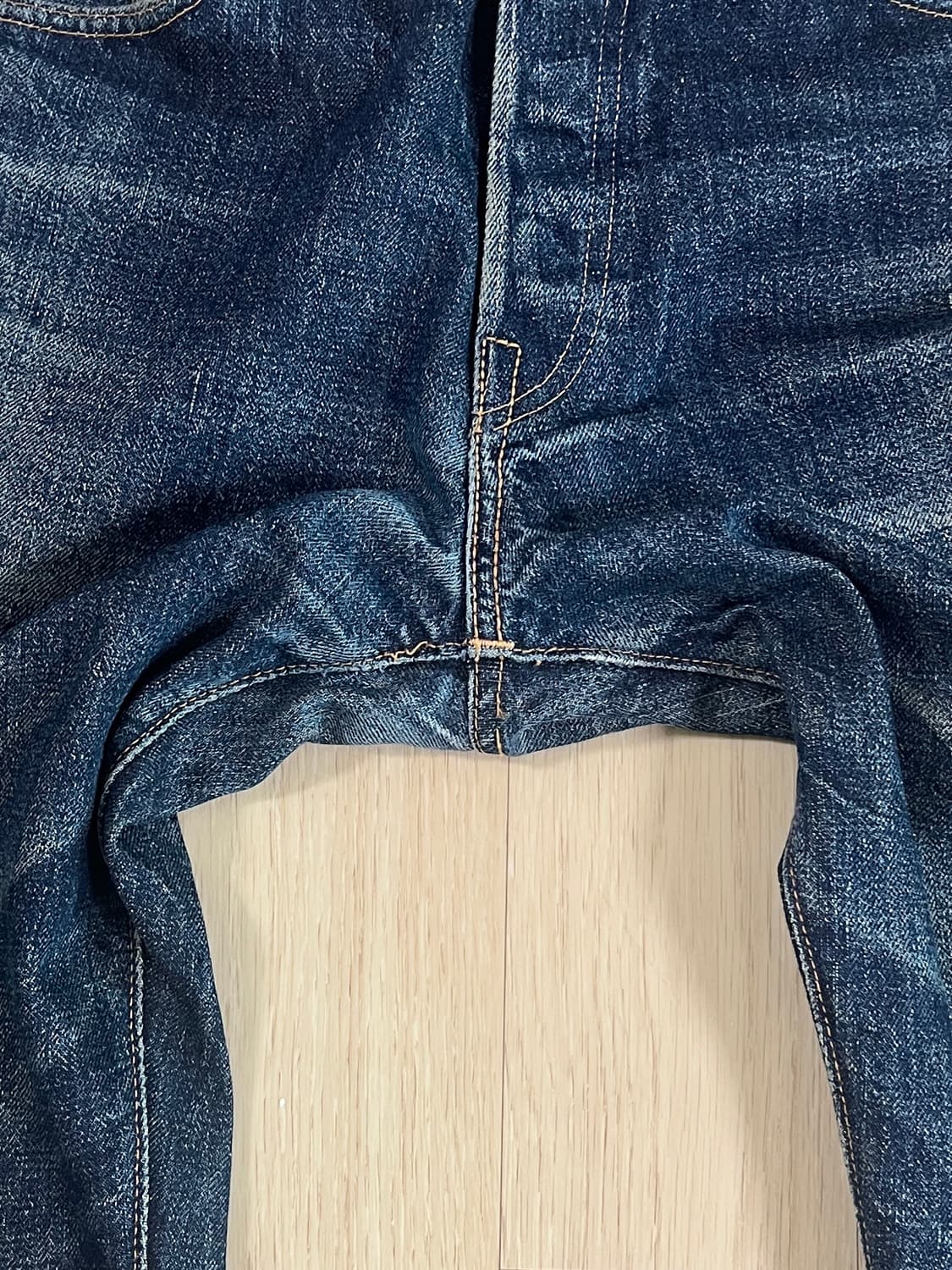 웨어하우스 800 페이드 셀비지 데님 팬츠 33 / 32  상품이미지7