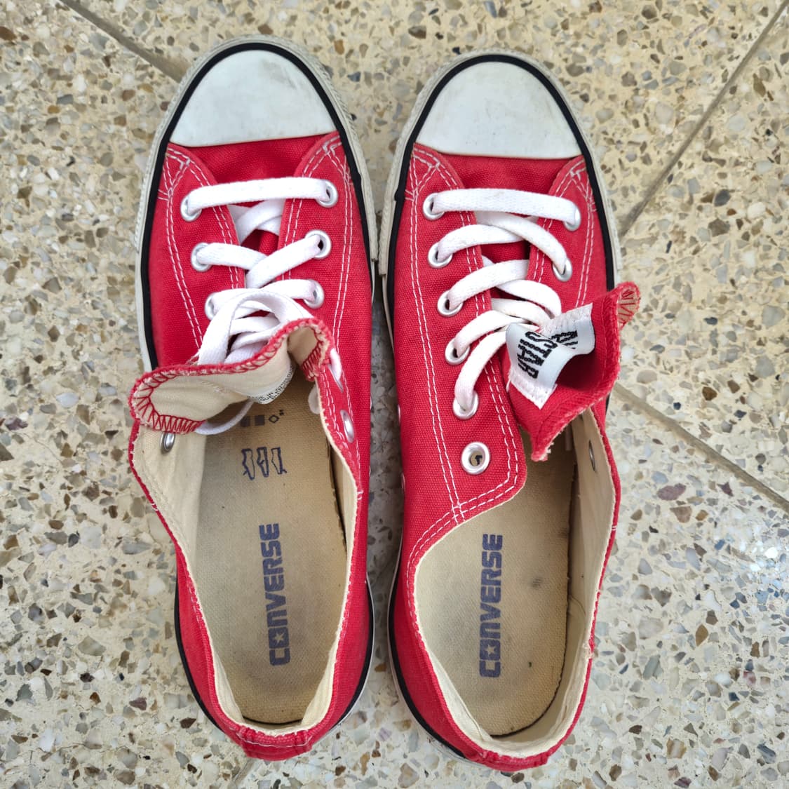 [260]컨버스 올스타 로우 레드 스니커즈 상품이미지3