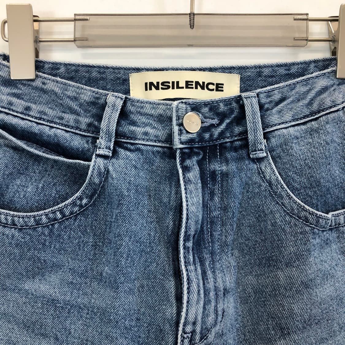 인사일런스 버뮤다 와이드 데님쇼츠 S 상품이미지2