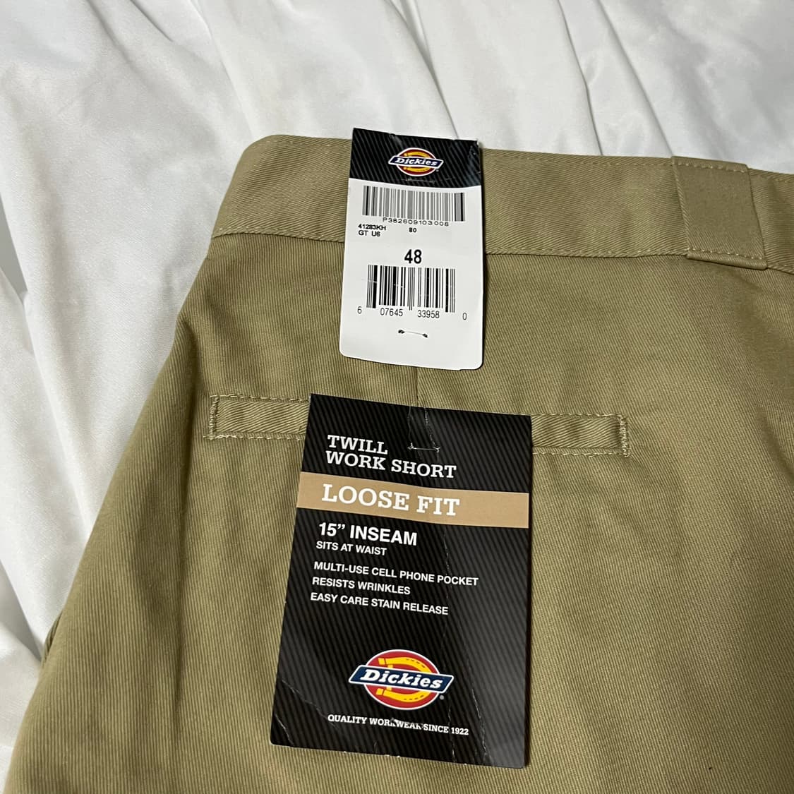 [Dickies] 디키즈 루즈핏 트윌 워크쇼츠 상품이미지4