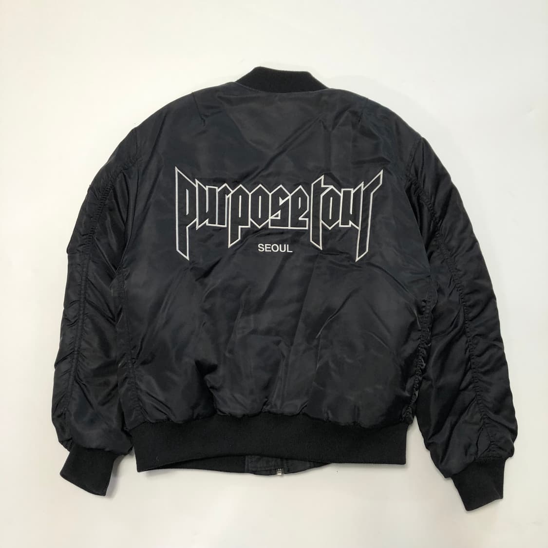 저스틴비버 퍼포즈 투어 머천 Ma1  상품이미지1